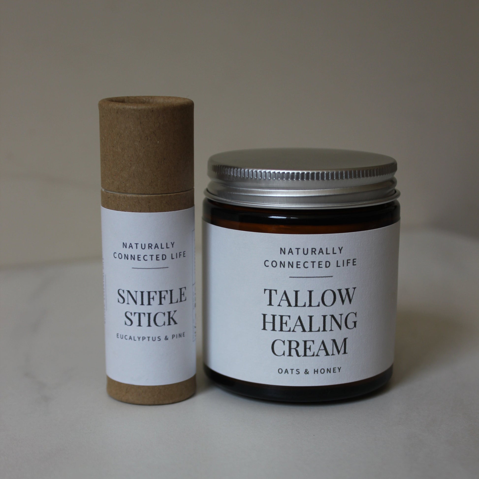 Tallow healing cream, sniffle stick, naturally connected life, tallow skincare products, natural skincare for kids and babies, eczema symptom relief, gentle skincare for sensitive skin, tallow for sensitive skin, back to school bundle