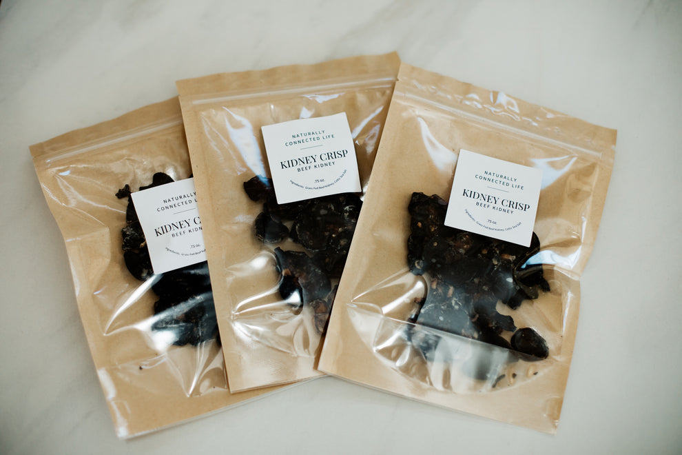 Locally Sourced GrassFed Beef Kidney Jerky Naturally Connected Life